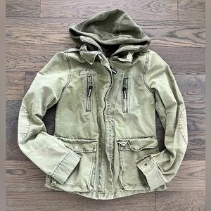 Vintage Bench army style jacket with hood